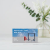 Carte De Visite Magasin de mécanicien automobile (Debout devant)