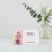 Carte De Visite magasin de minerais de cristaux (Debout devant)