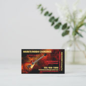 Carte De Visite Magasin de musique (Debout devant)