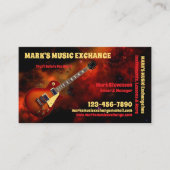 Carte De Visite Magasin de musique (Devant)