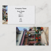 Carte De Visite Magasin de Noël (Devant / Derrière)
