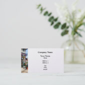 Carte De Visite Magasin de Noël (Debout devant)