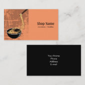 Carte De Visite Magasin de nouille (Devant / Derrière)