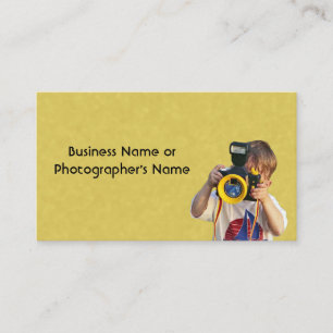 Carte De Visite Magasin de photographie ou photographe