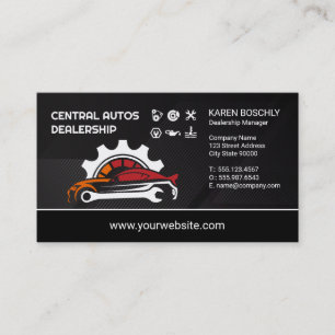 Carte De Visite Magasin de pièces automobiles Services d'accesso