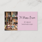 Carte De Visite Magasin de savon artisanal moderne soap soaper ros (Devant)