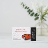 Carte De Visite Magasin de service automobile haute performance (Debout devant)