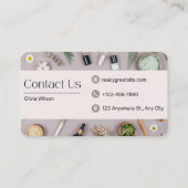 Carte De Visite magasin de soins (Dos)