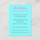 Carte De Visite Magasin de sucrerie professionnel confiserie Magas (Dos)