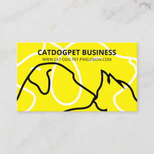 Carte De Visite Magasin de Toilettage Boutique pour Chien Chat