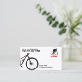 Carte De Visite Magasin de vélo (Debout devant)