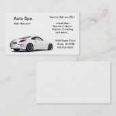 Carte De Visite Magasin détaillant (Devant / Derrière)