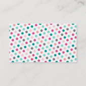 Carte De Visite Magasin d'occasion de bébé (Dos)