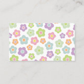 Carte De Visite Magasin d'occasions de bébé (Dos)