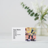 Carte De Visite Magasin Labradors de sucrerie (Debout devant)