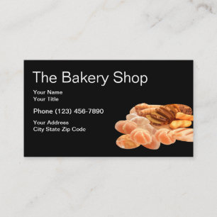 Carte De Visite Magasin simple de boulangerie