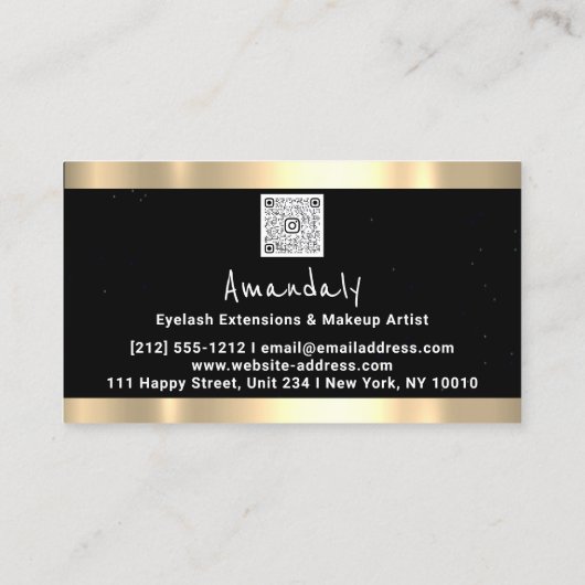 Carte De Visite Magasinez le logo QR CODE Noir (Dos)