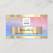 Carte De Visite Magasinez QR CODE Logo Holographique Arc-en-ciel (Devant)