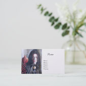 Carte De Visite MAGDALEN MONOGRAM perle (Debout devant)