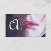 Carte De Visite MAGDALEN MONOGRAM perle (Dos)