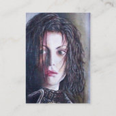 Carte De Visite MAGDALEN noir blanc jaune (Dos)