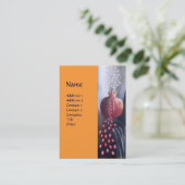 Carte De Visite MAGDALEN, orange jaune (Debout devant)