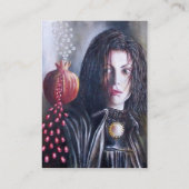 Carte De Visite MAGDALEN, orange jaune (Dos)