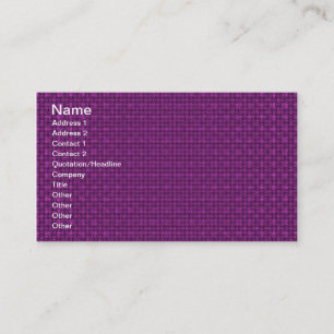 Carte De Visite Magenta Purple Fabric