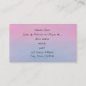 Carte De Visite Magenta Sky (Dos)
