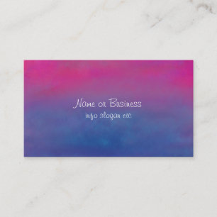 Carte De Visite Magenta Sky