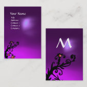 Carte De Visite MAGIC BERRIES 2 MONOGRAM ametist violet (Devant / Derrière)