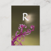 Carte De Visite MAGIC BERRIES MONOGRAM rubis (Dos)