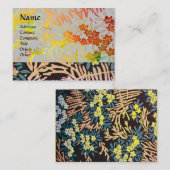Carte De Visite MAGIC MYRTLE / Reflets dorés scintillants (Devant / Derrière)