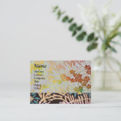 Carte De Visite MAGIC MYRTLE / Reflets dorés scintillants (Debout devant)