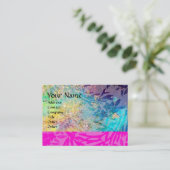 Carte De Visite MAGIC MYRTLE / Reflets dorés scintillants (Debout devant)