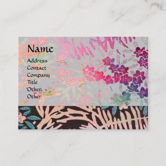 Carte De Visite MAGIC MYRTLE / Reflets dorés scintillants (Devant)