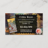 Carte De Visite Magic Psychic Tarot Reader QR Code Photo (Devant)