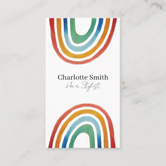 Carte De Visite Magic Rainbow (Devant)