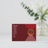 Carte De Visite MAGIC RUBY, rouge vif (Debout devant)