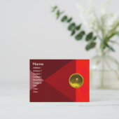 Carte De Visite MAGIC TOPAZ, rouge vif, jaune rose rouge vif (Debout devant)