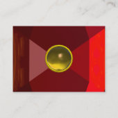 Carte De Visite MAGIC TOPAZ, rouge vif, jaune rose rouge vif (Dos)