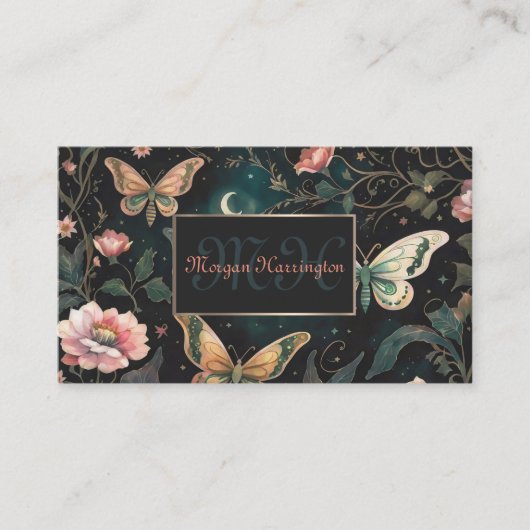 Carte de visite Magical Midnight Garden (Devant)