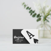 Carte De Visite Magician Business Card (Debout devant)