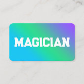 Carte De Visite Magicien (Devant)