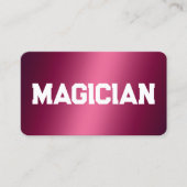 Carte De Visite Magicien (Devant)