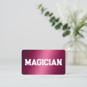 Carte De Visite Magicien (Debout devant)
