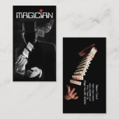 Carte De Visite Magicien Card Poker Trick Entertainment (Devant / Derrière)