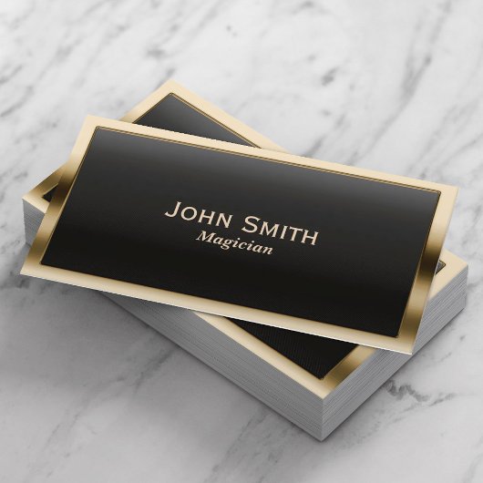 Carte De Visite Magicien Royal Gold Border