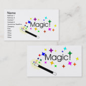 Carte De Visite Magie (Devant / Derrière)