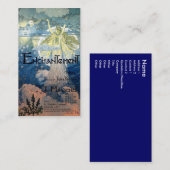 Carte De Visite Magie Art nouveau enchanteresse (Devant / Derrière)